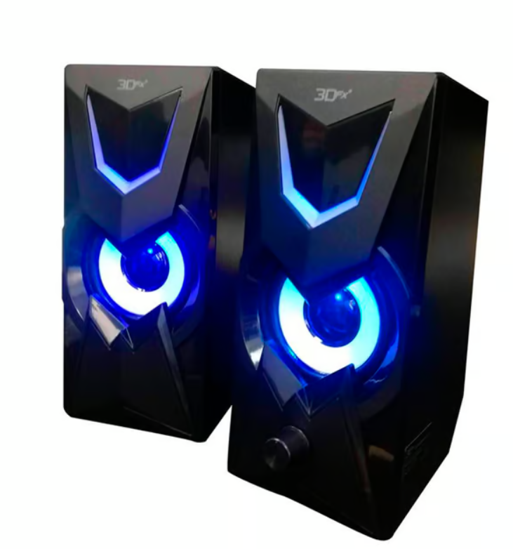 Parlante Gamer Para Pc Con Luces Led Gwydyon / 09148-2