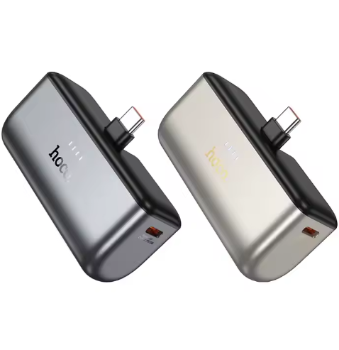 Power bank Hoco Mini pocket 20W 5000mAh Tipo C dorado-2