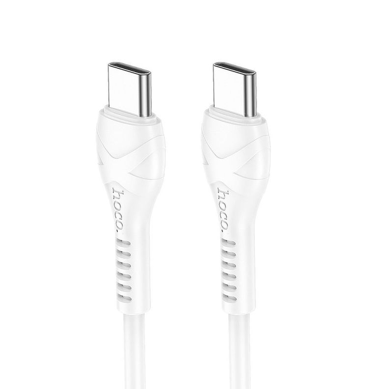 Cable Hoco X37 Usb-c A Usb-c De 60w 1 Metro Blanco-1
