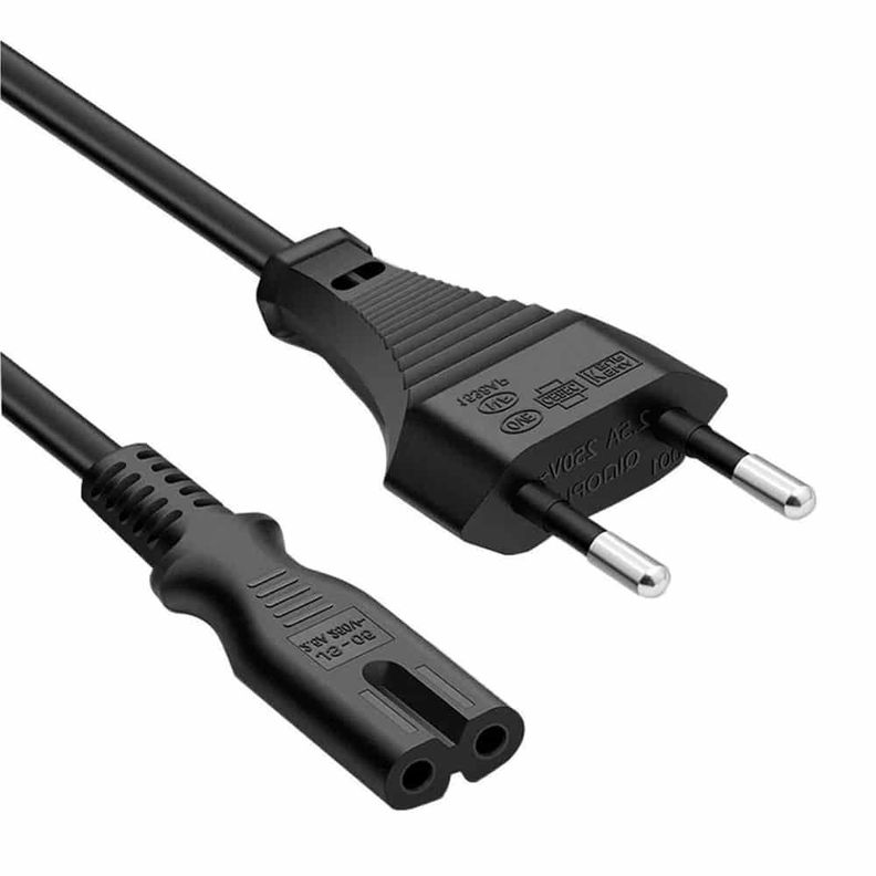 Cable Electro lite Poder Tipo 8 1.8 mts negro-0