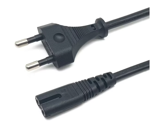 Cable Electro lite Poder Tipo 8 1.8 mts negro-1