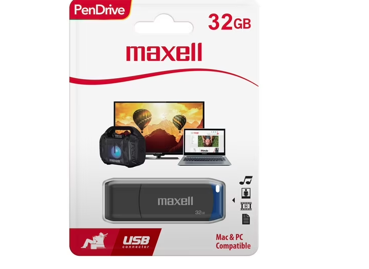 Pendrive Maxell USB 2.0  de 32gb-1