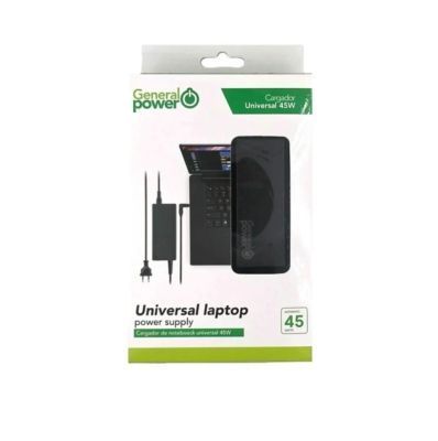 Cargador General power universal notebook 45W negro-0