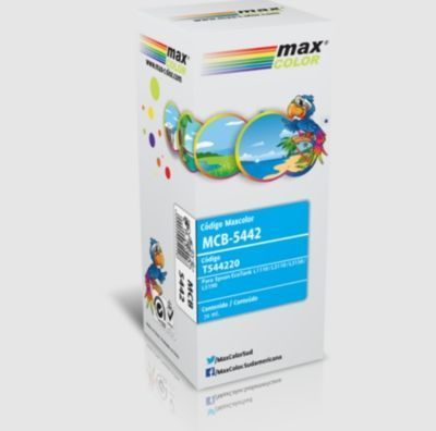 Botella tinta de impresora Maxcolor mcb-5442 para epson 70ml. azul-0