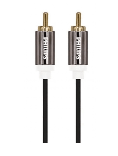 Cable de Audio Philips SWA4101/59 RCA a RCA 1.2 Mts gris-1