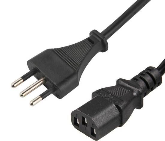 Cable de Poder Pc electro lite 1.8mts negro-1