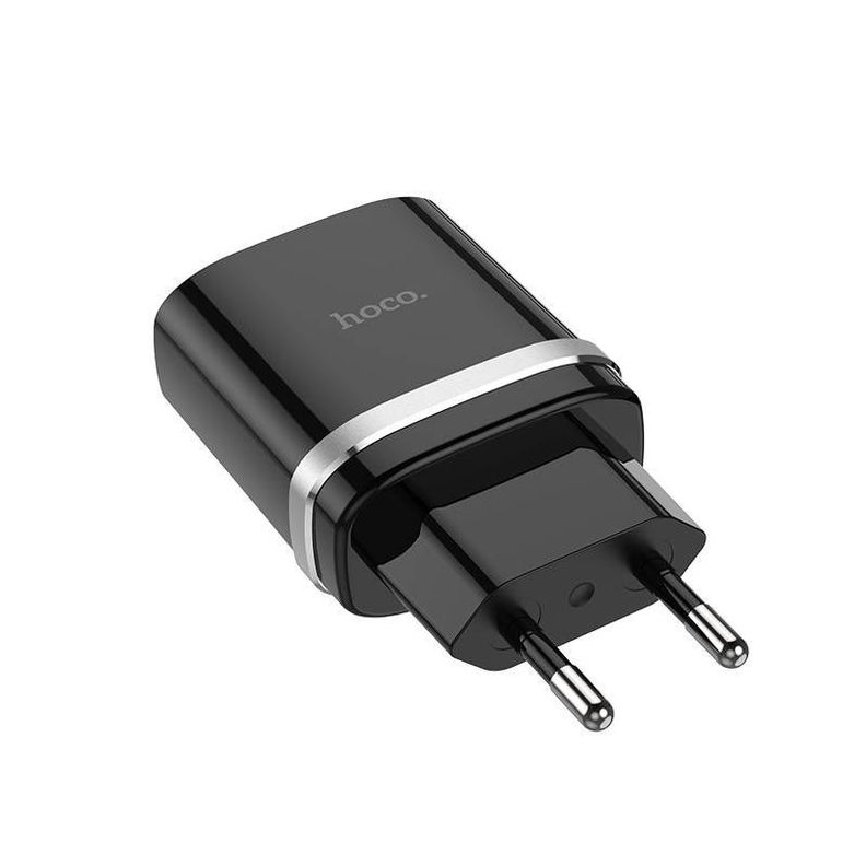 Cargador Hoco C12q Tipo C 3.0 Negro-2