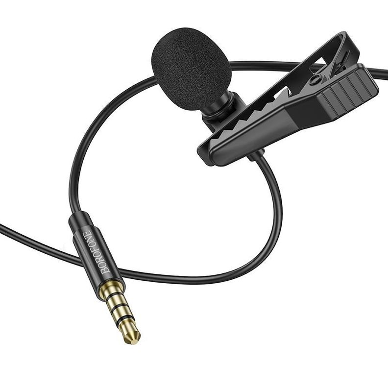 Borofone Micrófono Lavalier BFK11 Elegante jack 3,5 mm 2M-0
