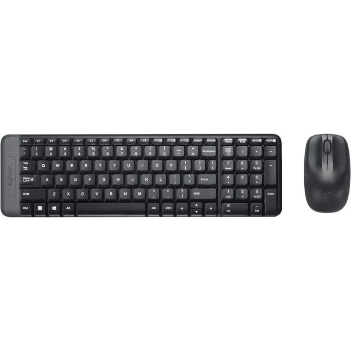 Teclado Logitech inalambrico MK220 negro-0