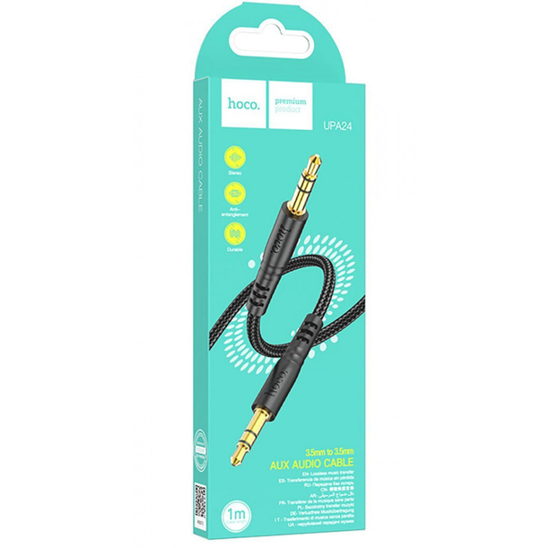 Cable de audio Hoco UPA24 JACK  to JACK 3.5mm-3