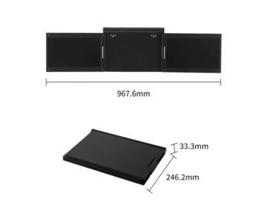Monitor Doble Pantalla Lps 13.3 Pulgadas Para Notebook Y Mackbook-1
