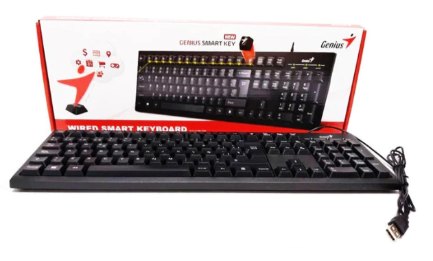 Teclado Genius con cable USB smart kb-100 negro-3