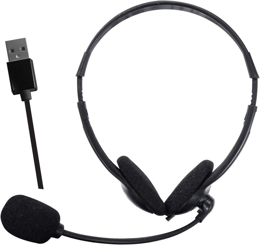 Audífono OVER-EAR Maxell con cable USB HP-BM6-0