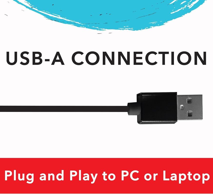 Audífono OVER-EAR Maxell con cable USB HP-BM6-2
