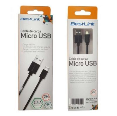 Cable de carga Bestlink Micro USB BL-CH0400 negro-1