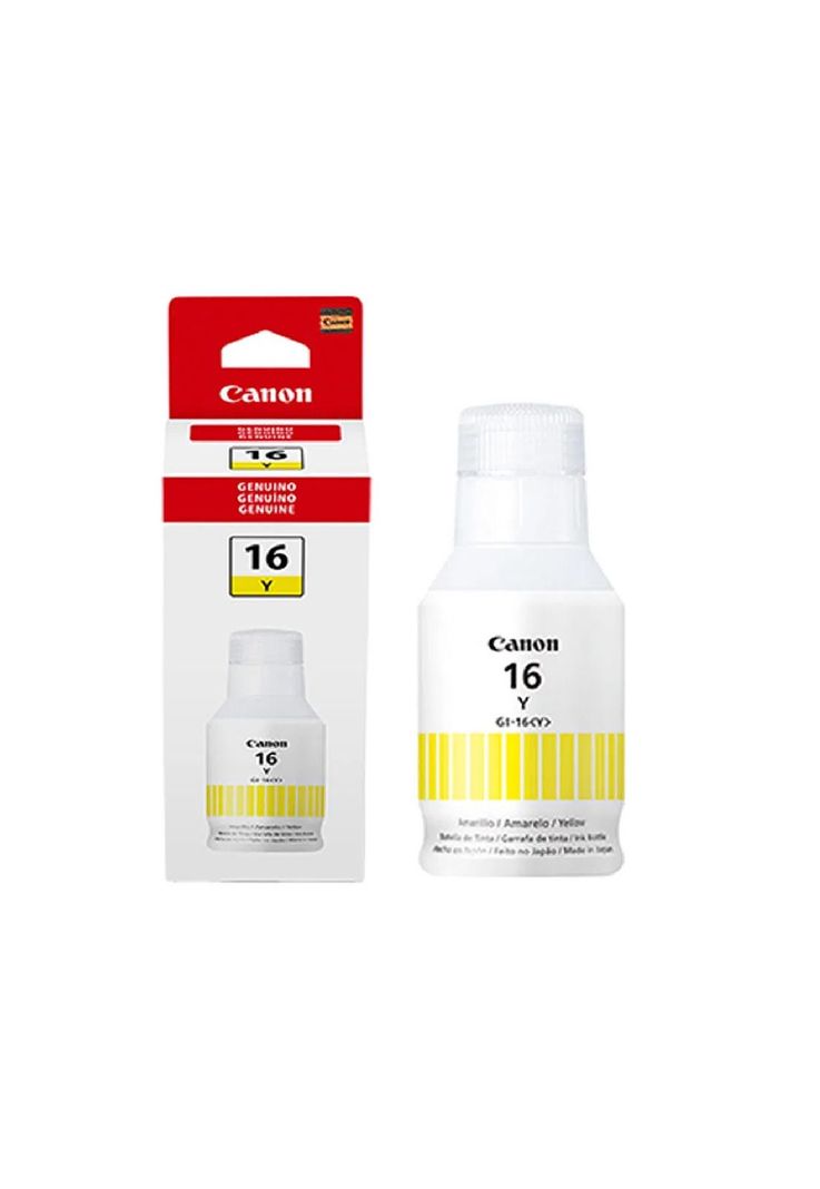 Tinta Gi-16 Amarilla Canon 136 ml Gx6010 Gx7010-0