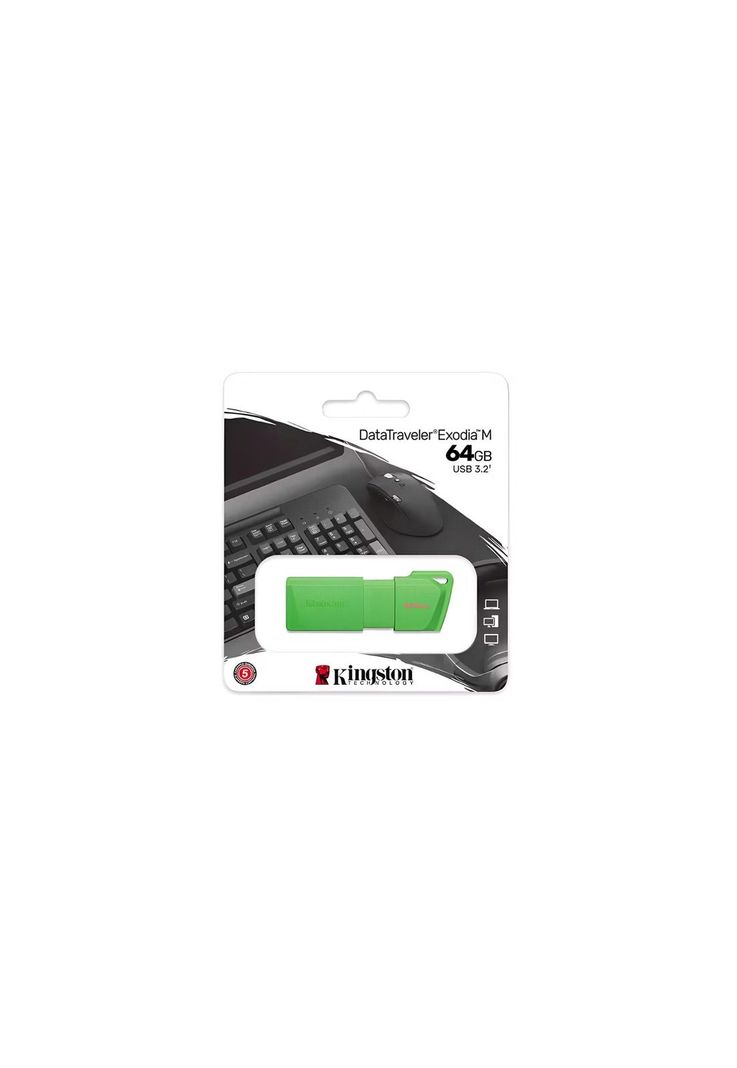 Pendrive Kingston DataTraveler Exodia M 64GB USB 3.2 Verde-2