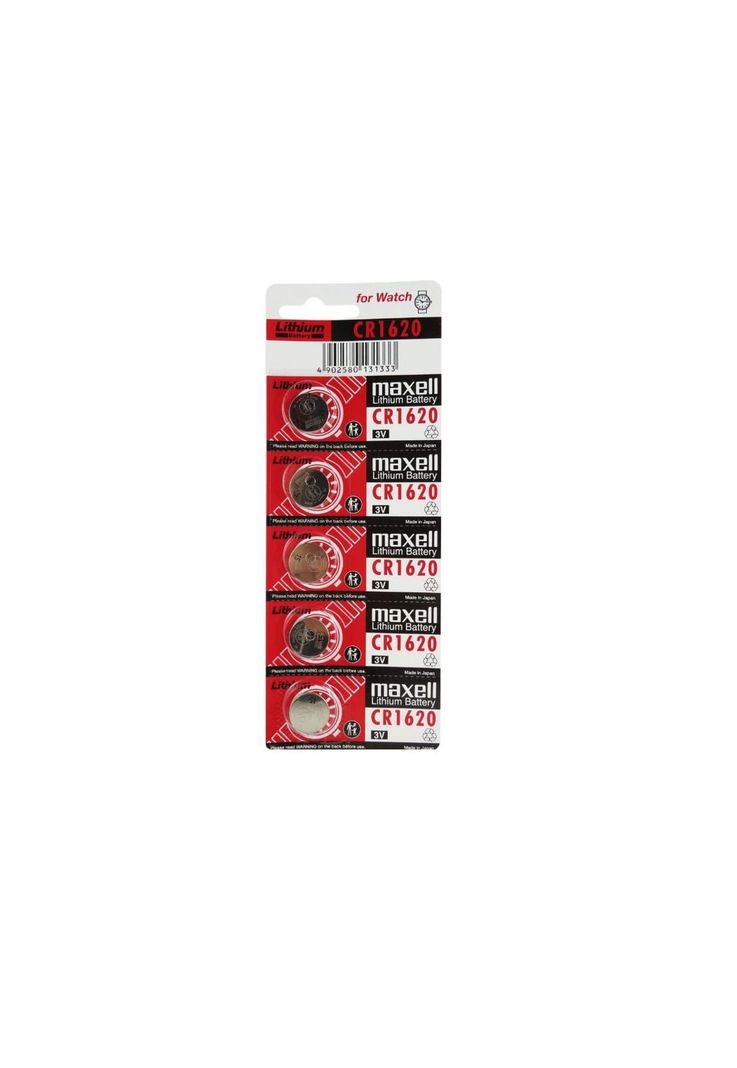 Pilas Maxell Cr1620 3v Para Reloj 5 Unidades-0