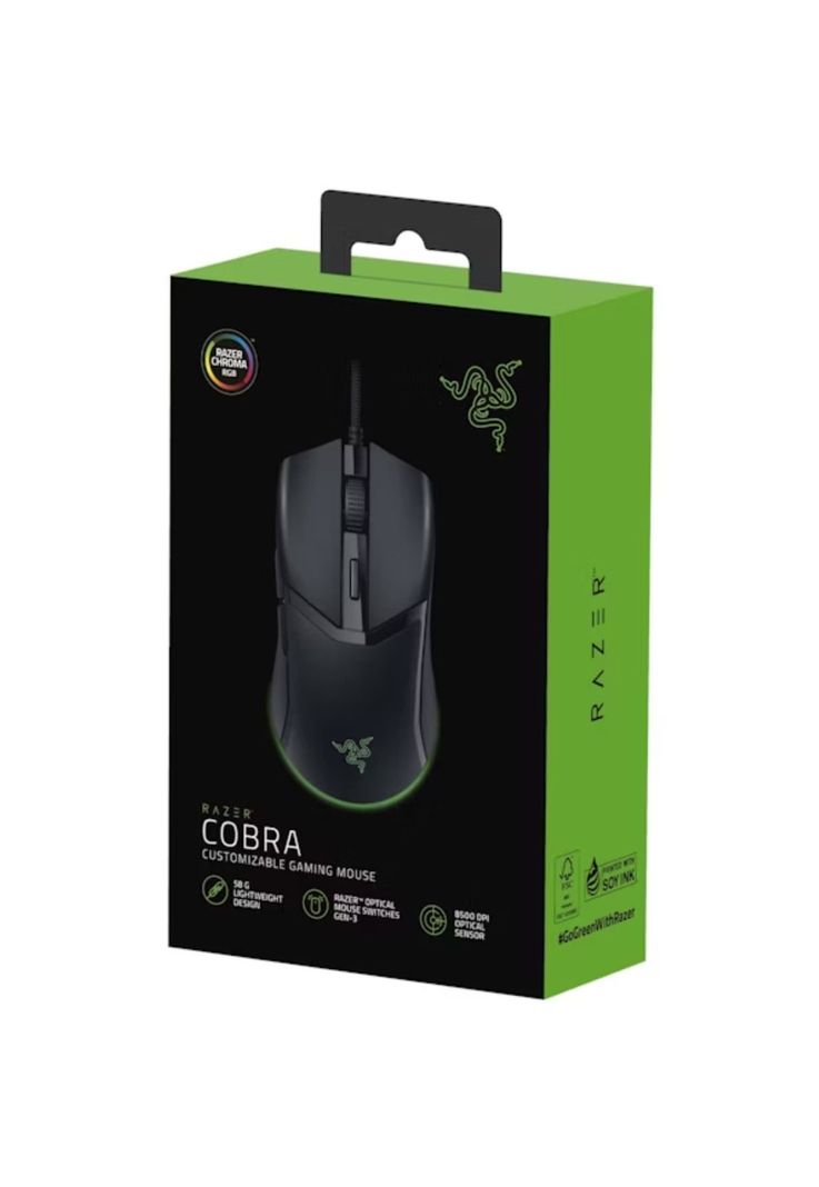 Mouse Gamer Razer Cobra Chroma RGB 8.500dpi Cable Speedflex-4