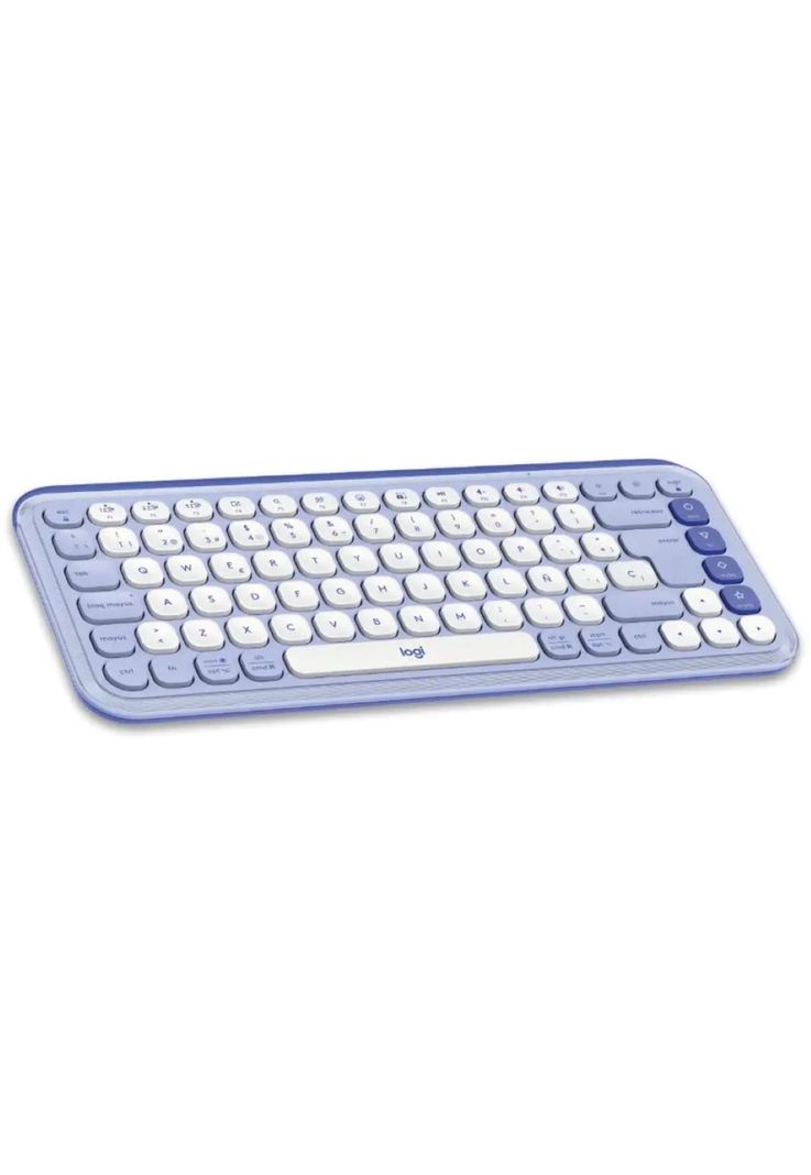 Kit Logitech Pop Icon Teclado + Mouse Inalámbrico BT Lila-2
