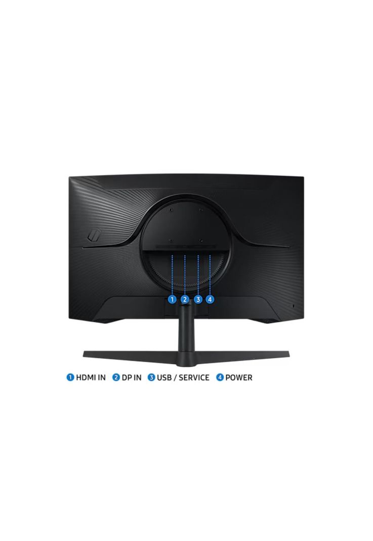Monitor Gamer Samsung Curvo de 27" G55C Odyssey G5 QHD 165Hz-4