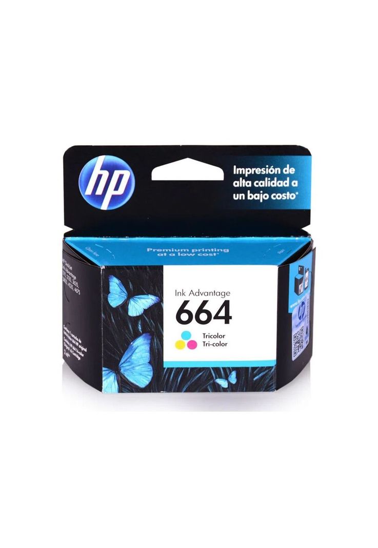 Cartucho de Tinta HP 664 100 páginas Tricolor-0