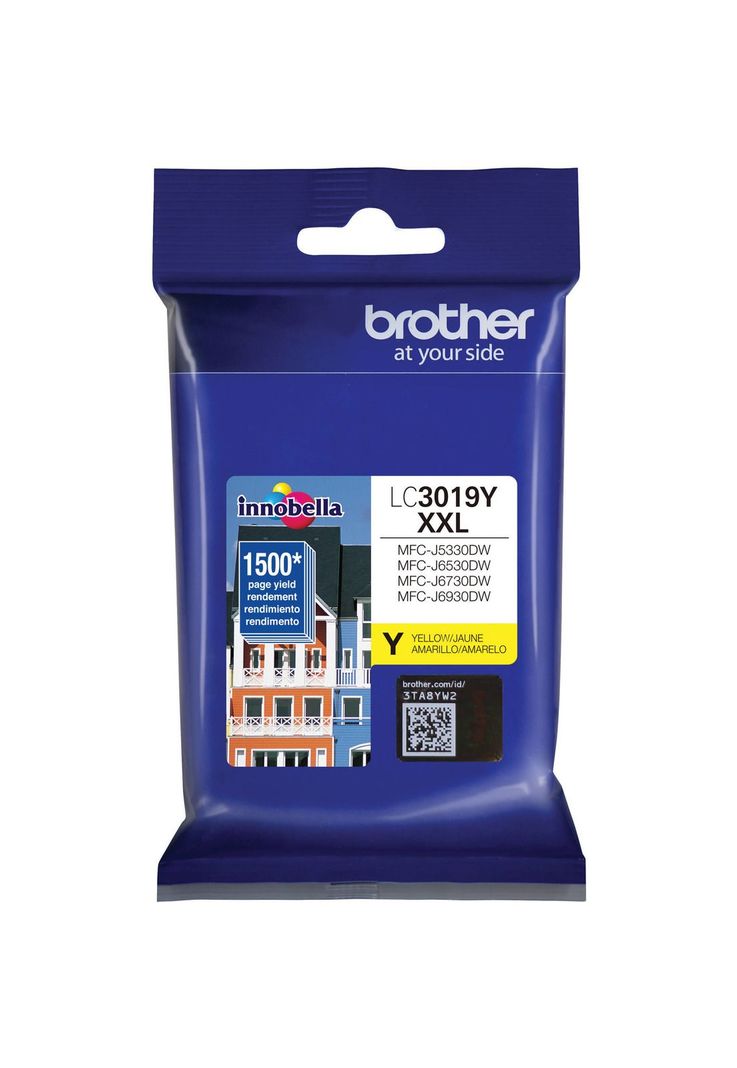Cartucho de Tinta Brother LC3019Y 1500 páginas Amarillo-1