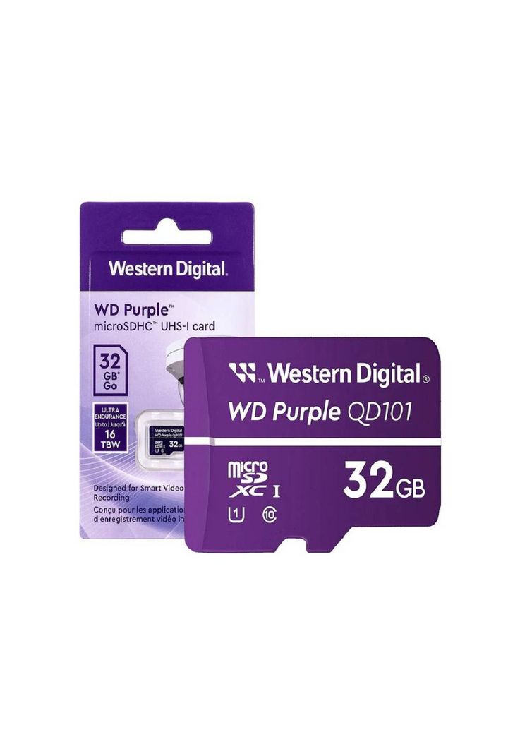 Memoria SD 32GB Western Digital Videovigilancia Clase 10-0
