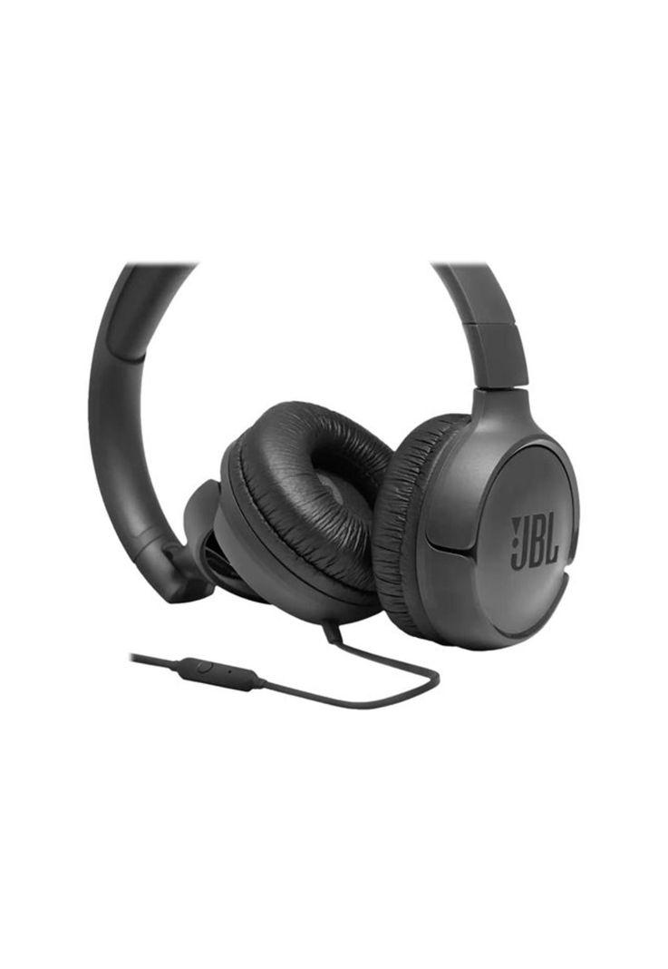 Audífonos JBL Tune 500 Con Diadema Conector 3.5mm Negro-0