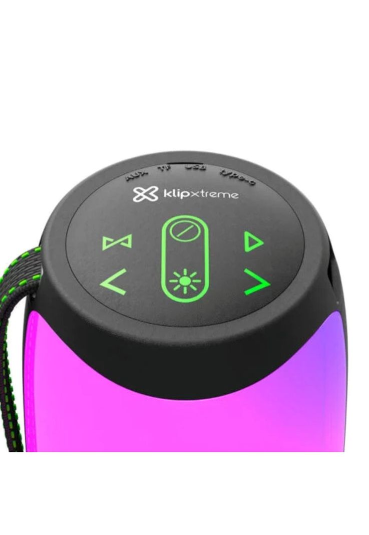 Parlante KlipXtreme ZoundFire Pro TWS LED USB-C BT IPX6 16W-2