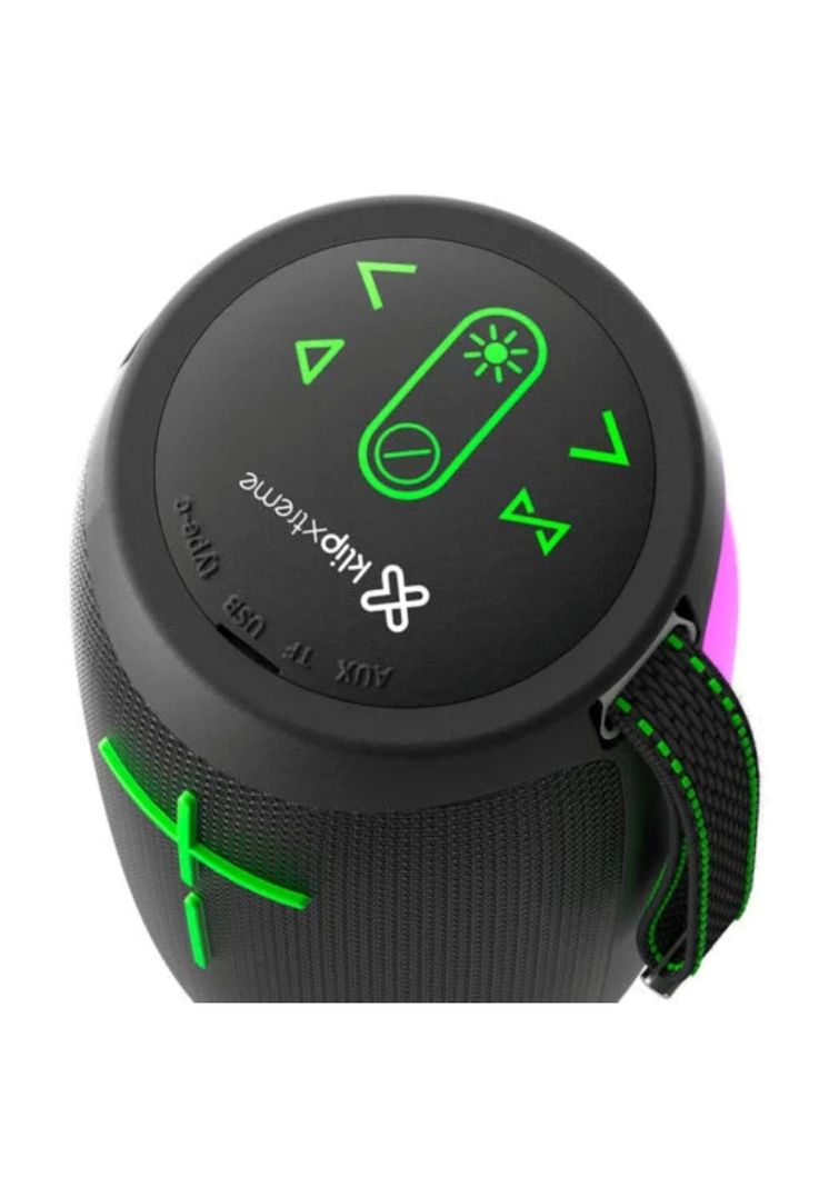 Parlante KlipXtreme ZoundFire Pro TWS LED USB-C BT IPX6 16W-3
