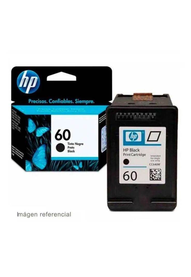 Cartucho de Tinta HP 60 200 páginas Negro-1