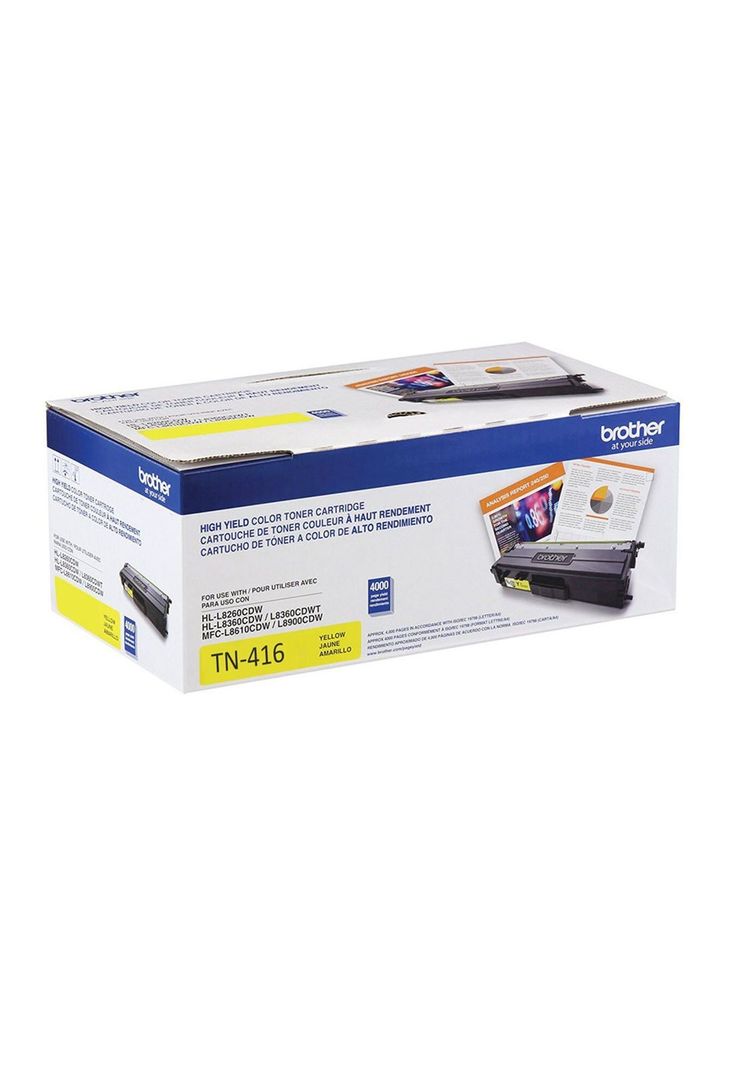 Toner Brother TN-416Y Para 6500 Páginas Amarillo-0