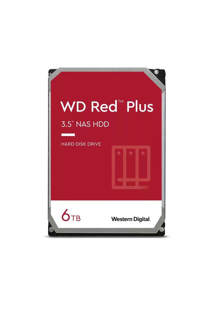 Disco duro WD Red Plus NAS 6TB 5640rpm SATA 256MB-0