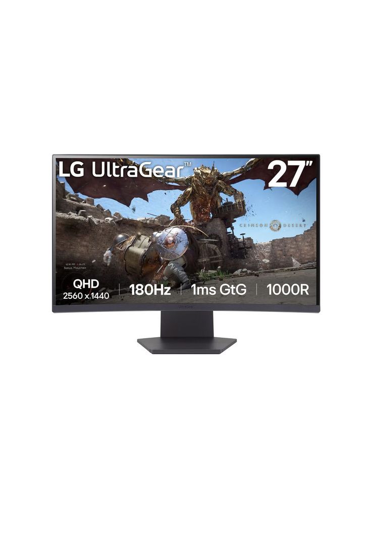 Monitor Gamer LG UltraGear 27" Curvo VA QHD HDR10 180Hz 1ms-0