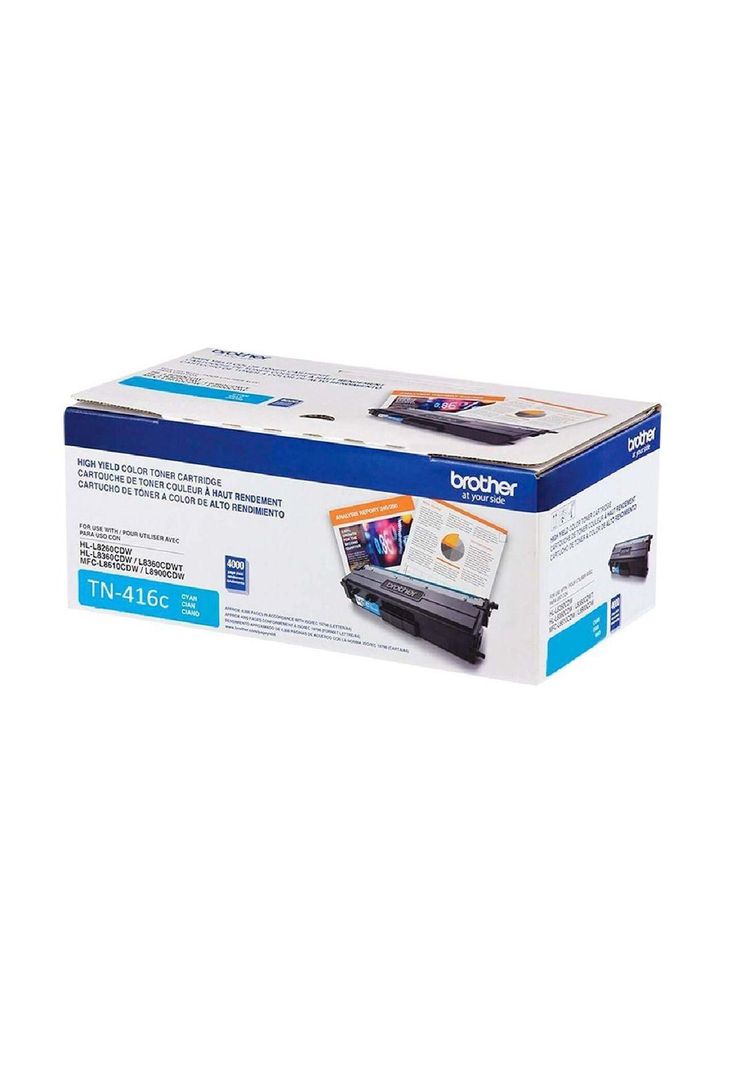 Brother Toner TN-416C Para 6500 Páginas Cian-0