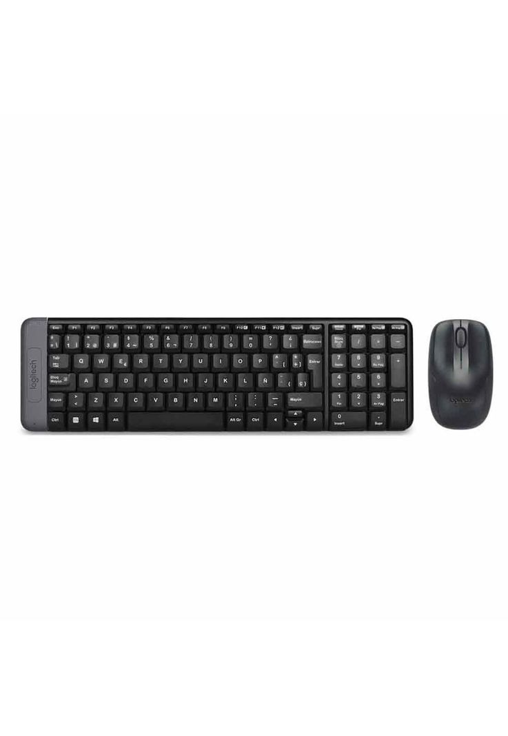 Teclado + Mouse Logitech Wireless MK220 Inalámbrico USB-0