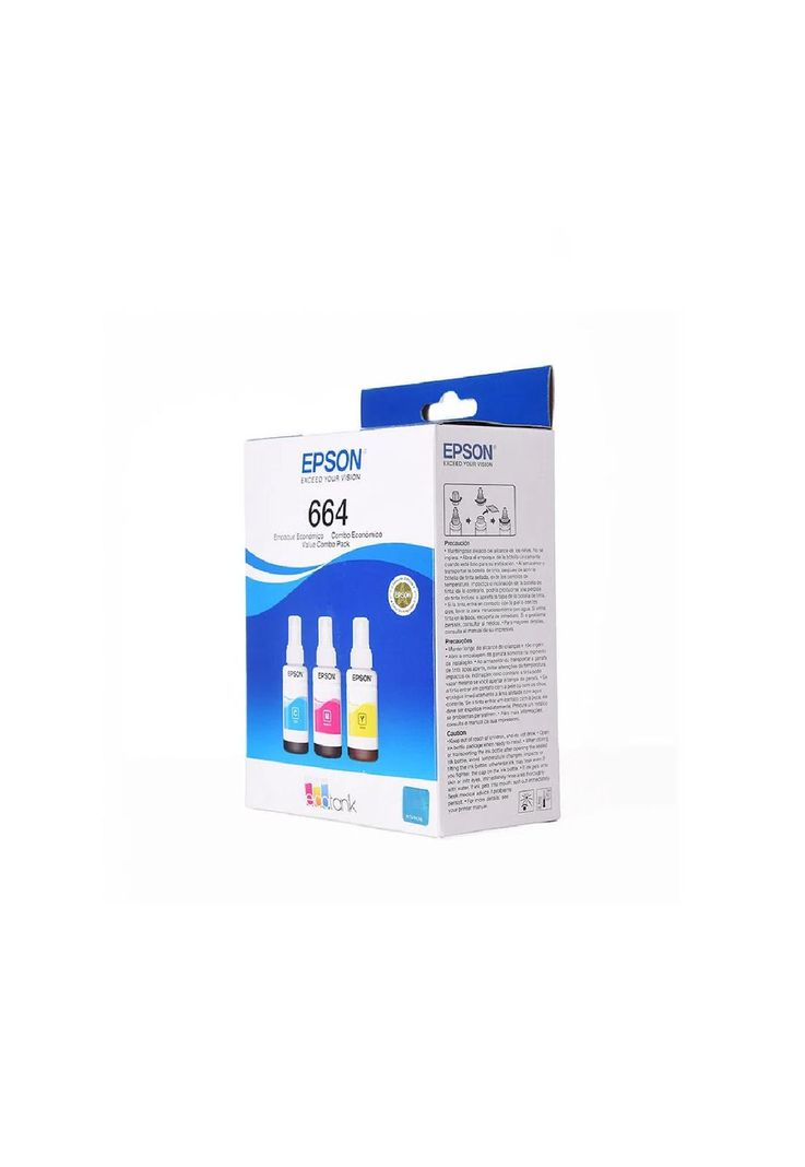 Tinta Epson 664 Pack 3 Colores Cian Magenta Amarillo EPSON-0