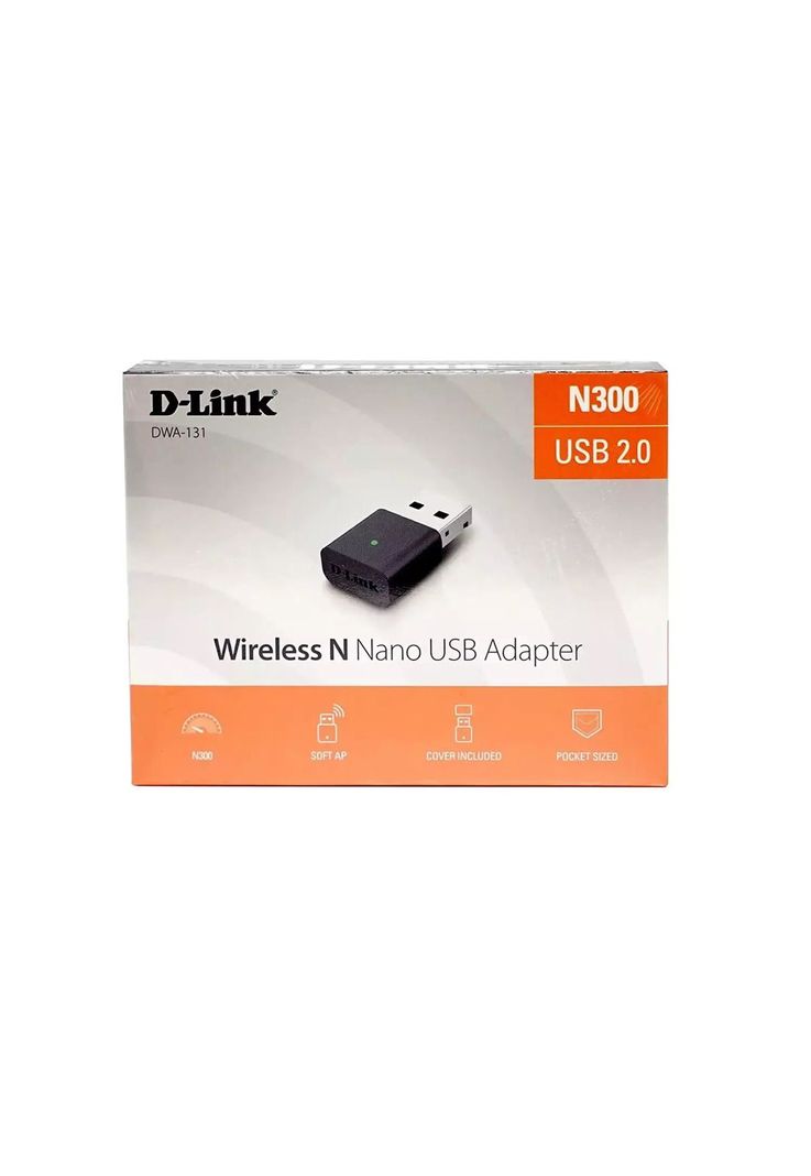 Adaptador Dlink USB Wifi N300 Dwa-131-2