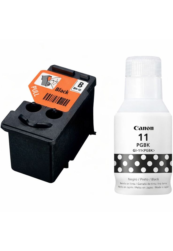 Kit Canon Cabezal BH10 + Botella de Tinta GI-11 Negro