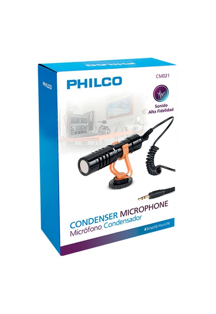 Micrófono Condensador Con Soporte Philco - Anti POP PHILCO-2
