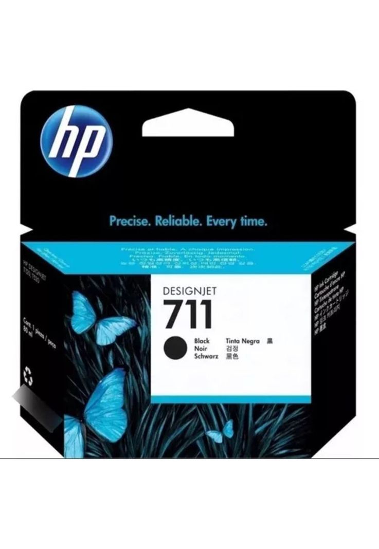 Cartucho Tinta Hp 711 Negro 38 ml DesignJet Original-0