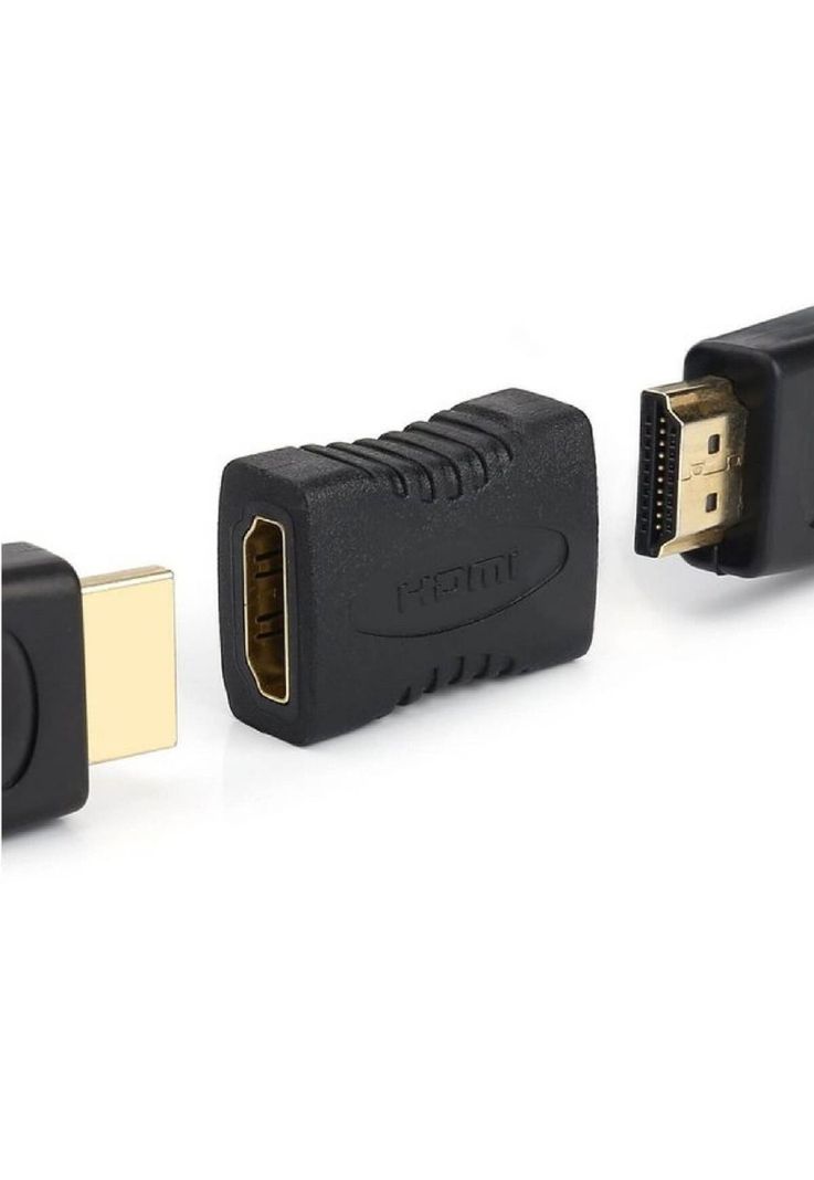 XTECH Adaptador HDMI copla (conecta 2 cables HDMI-M juntos)-1