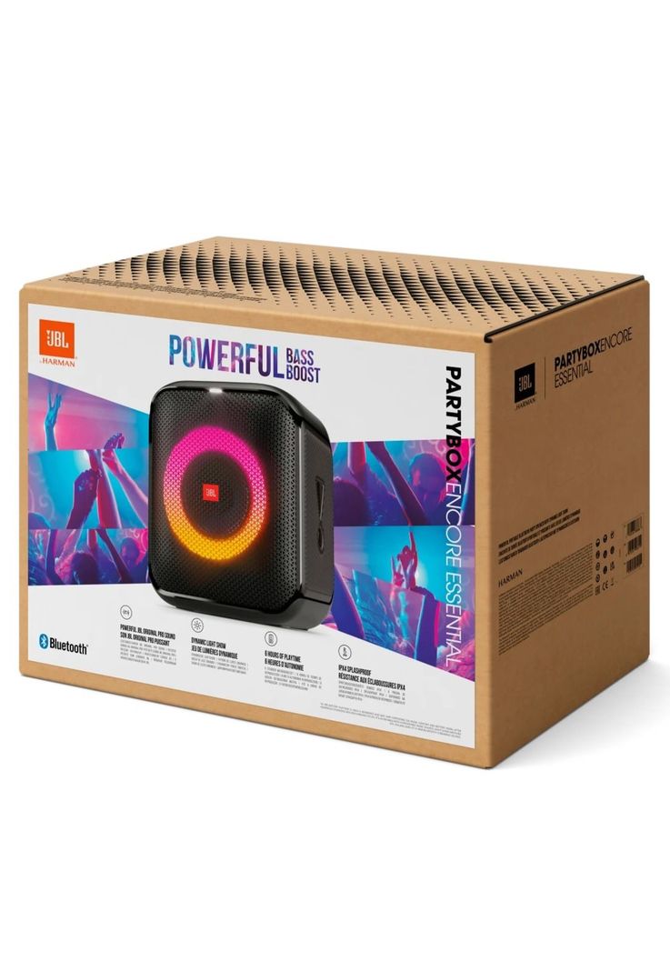 Parlante Bluetooth JBL PartyBox Encore Essential TWS Black JBL