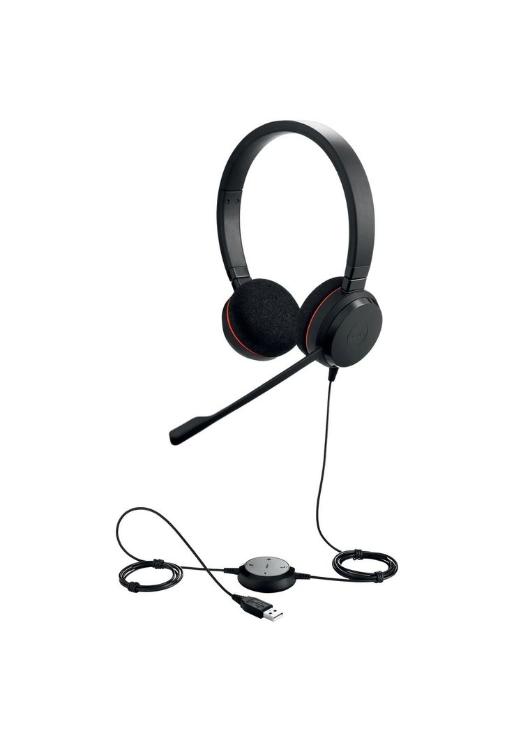 Audífonos Jabra Evolve 20 UC Stereo Cancelación de Ruido USB-1