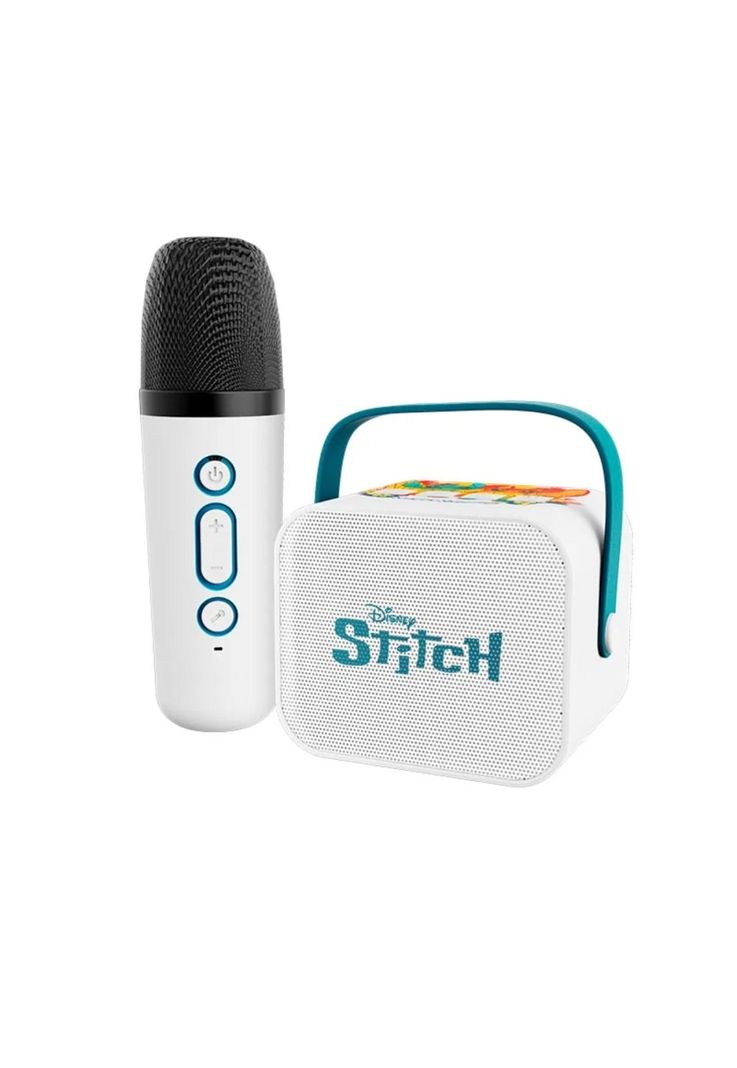 Kit Mini Karaoke Xtech Stitch Parlante Micrófono 5W BT-0