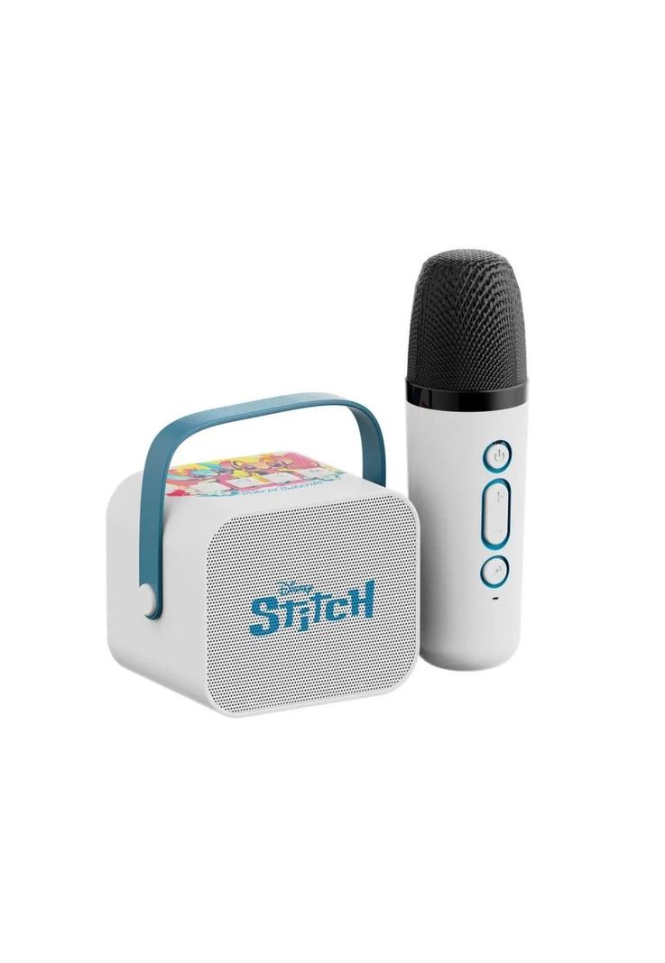 Kit Mini Karaoke Xtech Stitch Parlante Micrófono 5W BT-3