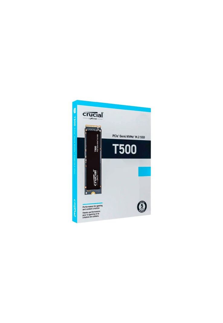 SSD Crucial T500 500GB PCIe Gen4 NVMe M.2 Crucial | Paris.cl