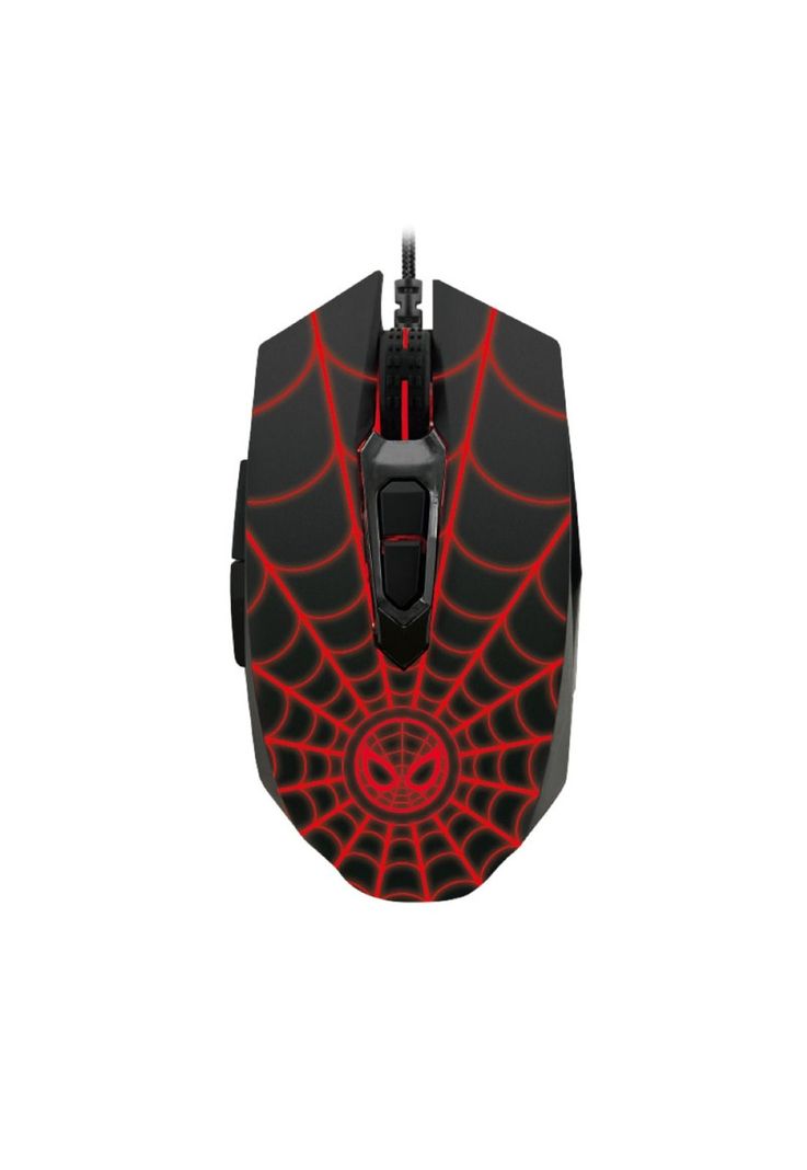 Mouse Gamer Xtech Spider-Man Miles Morales USB 2400dpi-0