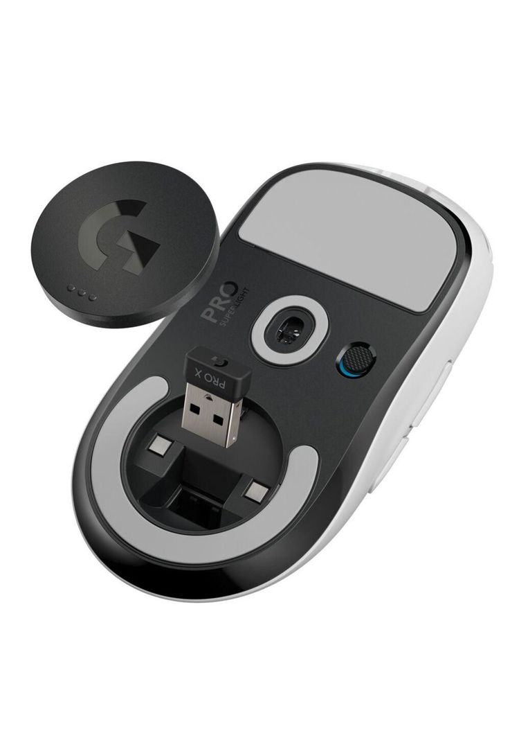 Mouse Logitech G Pro X Superlight Lightspeed BT Blanco-6